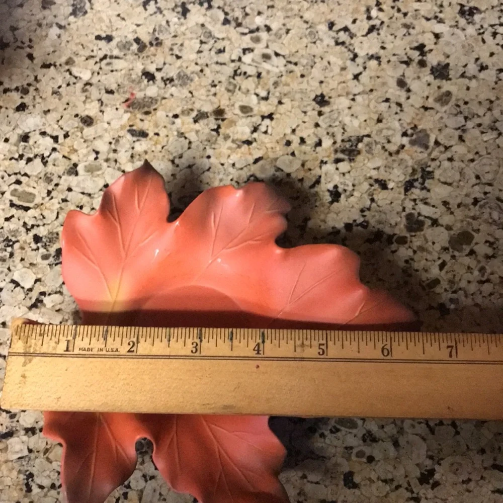 Orange Leaf Partylite Candle Holders - Picture 4 of 6
